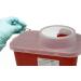 2 Gallon Sharps and Biohazard Waste Disposal Container with Chimney Top Lid - Pack of 2 | Oakridge Products - Buy Online on SooperMarket.com