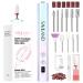 SAVILAND 30000RPM Electric Nail Drill - for Ultrafast Remove Acrylic Nails Cordless Lightweight Electric Nail File with 12 Drill Bits Professional-Grade Manicure Pedicure Nail Care Home Salon