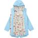 SOLOCOTE Kids Rain Jacket | Hooded & Lined Rubber RainCoat | Waterproof & Windproof | Size 11-12Y | A-Light Blue - Buy Online on SooperMarket.com