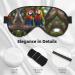 Colorful Parrots On Tree Print Double-Sided Eye Mask Soft and Light Blocking for Enhancing Sleep Quality - Buy Online on SooperMarket.com