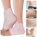 Vaincre Cracked Heel Repair Socks - 4 Pairs for Dry Cracked Feet - Gel Treatment - Spa Moisture - Overnight Heel Care (Regular, Multi-color) - Buy Online on SooperMarket.com