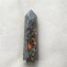 Meditation Gift Natural Crystal Single Point Fireworks Stone Pillar Home Decoration (Size : 6-7cm)