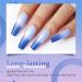 Blue and White Temperature Color Change Dip Powder Nails - Long-lasting, No UV Light Needed - 28g/Box (No.8) - Buy Online on SooperMarket.com