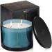 Luxury Scented Candle Gifts for Women | Soy Candle | 40 Hours Burn Time | The Copenhagen Company - Bergamot Rose & Sandalwood (17oz) Dream & Cocoon 14oz