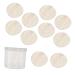 FOMIYES 22 Pcs Exfoliaor Loofa Pad Bath Sponges for Shower Loofah Skin Scrub Facial Cleansing Scrubber Exfoliating Loofah Cotton Wipes Facial Wash Pads Makeup Remover Cleaning Pad 1 Count (Pack of 1)