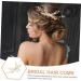 ABOOFAN Decor Hair Accessories Hair Clips Hair Barrettes Wedding Elegant Headdress Wedding Party Headdress Wedding Pearl Hair Pin Hair Side Comb Wedding Hair Pin Hair Comb Prom Bride Metal - Buy Online on SooperMarket.com