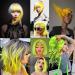 12 Pcs Colored Hair Extensions Colorful Clip in Hair Extensions 22 inch Synthetic Straight Hair Extensions for Kids Girls Women Bright yellow - Buy Online on SooperMarket.com