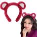 REYIN-CHHN Bear Ears Headband Bear Head Headband Cute 3D Bear Cony Ear Headband Party Headwear Hair Accessories