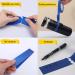 3PCS Premium Blue Painters Tape - 0.94in x 65ft - Masking Tape for DIY Crafts, Arts, Painting - Easy Removal & Adhesive Backing - Ideal for Decoration, Labeling, Packing - Home Essential - Buy Online on SooperMarket.com