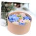 Angoily 1 box essential oil mama gift the flowers flower soap carnation flower Soap soap delicate flowers Christmas roses gift box de artificiales artificial plants indoor 16.2X16.2X8.2CM Blue - Buy Online on SooperMarket.com