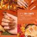Modelones 20 Colors Gel Nail Polish Kit - Fall Winter Soak Off Set with Glitter Glossy & Matte Top Coats for DIY Manicure at Home A-1 Cozy Campfire - Buy Online on SooperMarket.com