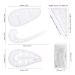HLZC Fashion Clear Metric Sewing Ruler Set - 4-Piece Pink French Curve Pattern Making Kit - Buy Online on SooperMarket.com