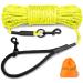 Joytale Reflective Leash for Dogs 10m Dog Leash with Padded Handle and 2 Snap Hooks Nylon Long Rope Training Leash for Puppies Small Dogs Neon Yellow 10 m (Pack of 1) Neon Yellow