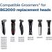 Ferleiss BG2000 Replacement Trimmer/Foil Head for Bodygroom BG7040 BG7030 BG5025 BG2039 - Buy Online on SooperMarket.com