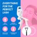 YOOVE Heated Eyelash Curlers - Rechargeable 3 Heating Modes & 2-in-1 Comb for Long-Lasting Curls | Effortless Electric Styling Anywhere - Buy Online on SooperMarket.com