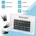 C Curl Cluster Lashes 12mm | Reusable Soft Individual Eyelash Clusters | DIY Lash Extensions | 0.07mm Wide Stem Wispy Clusters | FD-D29-0.07-C-12 - Buy Online on SooperMarket.com