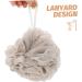 Angoily 6pcs Travel Bath Ball - Exfoliating Loofah with Case | Adult Bath Sponge for Daily Use | Mesh Shower Sponge - Buy Online on SooperMarket.com