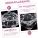 IMIKEYA Glass Jar Diamond Decor Candy Jar Nail Dish with Lid Nail Art Dish Nail Dish Cup Nail Dish Bowl with Lids Dappen Dish for Acrylic Nails Nail Liquid Holder Castor Glass Manicure - Buy Online on SooperMarket.com
