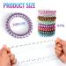 10 Pcs Spiral Hair Bobbles - Elastic Telephone Cable Hair Ties for Women & Girls - Traceless Assorted Colors - Buy Online on SooperMarket.com