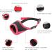 Adjustable Red Dog Muzzle - Safe & Breathable Mesh Velcro Fastener XL Size for Barking & Chewing Control - Buy Online on SooperMarket.com