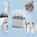 Madenia Travel Bottles Set - 50ml Clear Air Travel Containers for Cosmetics - 4 Piece Set with Labels & Storage Box | International Shipping Available - Buy Online on SooperMarket.com