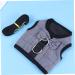 Minkissy 2-Piece Hamster Leash Set - Ferret & Guinea Pig Harness Chinchilla Costume & Rabbit Vest - Sizes Gray & Black - Buy Online on SooperMarket.com