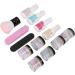 Dip Powder Nail Kit Nail Art Manicure DIY Salon Beginner Extension Kit Nail Dipping Powder Starter Set Nail Art Powder Top Base Coat Gel Dust Brush Manicure Tool Set for Nail K1214 - Buy Online on SooperMarket.com