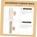 CANIGHT 3pcs Double Ended Eyebrow Pencil Brow Pencil Black Makeup Pen for Eyebrow Makeup Eyebrow Pencil Abs - Buy Online on SooperMarket.com