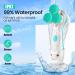 3D Facial Cleansing Brush Electric Face Scrubber with 3 Replacement Heads for Deep Cleaning|Gentle Exfoliate|Tighten Skin (Blue) - Buy Online on SooperMarket.com