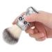 Buy Handmade Skull Handle Shaving Brush for Men | Halloween Neck Dust & Cleaning Brush | Premium Hairdresser Beard Care - Buy Online on SooperMarket.com