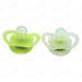 SRV Hub 2 Pack Glow in the Dark Pacifiers for Newborns - BPA Free Non-Toxic Ideal for Babies 0-6 Months (Green) - International Shipping Available - Buy Online on SooperMarket.com