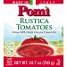 Pom Rustica Italian Tomatoes - 24.7 oz. Glass Bottle, Pack of 6 - Buy Online on SooperMarket.com