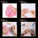 Vixi 600 Medium Square Nail Set with Prep File | Clear Express Full Cover False Fingernail Extensions - 10 Sizes | For Salon Professionals & Home Use - Buy Online on SooperMarket.com