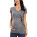 Love2Mi Maternity Breastfeeding Top - Long Sleeve V-Neck - Floral Design | Size L - Buy Online on SooperMarket.com