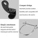 Burley Bicycle Coupling Attachment | 2 Sets Angled Replacement Plug for Bike Trailers | 12.2mm Compatible with Burley Pendant Coupling - Buy Online on SooperMarket.com