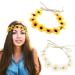 REYIN-CHHN Sunflower Headband | Daisy Hair Accessories | Flower Headbands for Women and Girls - Perfect for Everyday Wear | Unique Sunflower & Daisy Designs | Ideal for Ladies & Young Girls - Buy Online on SooperMarket.com