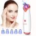 Blackhead Vacuum Remover Pore Vacuum for face Electric Facial Acne Vacume Suction Cleanser Extractor .The Device is Rechargeable and with 5 Probes for Our blackheads Dead Skin Cells Dirt Excess Oil