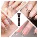 Gel Nail Tip Glue Gel Glue Nail Glue Base Gel Strong Glue Long-Lasting Soft Gel Glue Nail Tips Gel Extension Glue Gel Glue for Rhinestone Nails round mouth - Buy Online on SooperMarket.com