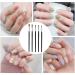 5-Piece Professional Nail Brush Set | Nail Art & Design Brushes for DIY UV Gel & Acrylic Nail Art | Black Nail Accessories - Buy Online on SooperMarket.com