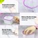 Nail Soaking Bowl Set for Gel Polish Remover & Cuticle Care - 2pcs Pink Soak Off Bowls with Tools - Buy Online on SooperMarket.com