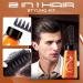2-in-1 Hair Wax Gel with Comb Men s Long Lasting Grooming Hairspray Flexible Hold Lightweight Hair Styling Gel Moisturizing Best Hair Styling Cream Strong Hold Power Retro Hair Oil for Hair Styling (2Pcs) - Buy Online on SooperMarket.com