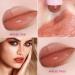 Plumping Lip Balm: Hydrating Tinted Lip Polish for Dry, Cracked Lips - Deep Nourishing Moisturizing Lip Gloss (Brown Vermeil) - Buy Online on SooperMarket.com