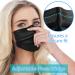 Black Disposable Face Masks - 50 Pack, 3 Ply Disposable Masks - Buy Online on SooperMarket.com