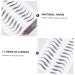 Mikinona 12 Sheets Waterproof Eyebrow Stickers Eyebrow Shaping Sticker Hair-like Eyebrows Stickers Post Paper 21x15cm Black - Buy Online on SooperMarket.com