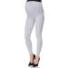 SoftSail Maternity Leggings - Over Bump High Waisted Cotton Trousers for Pregnancy - Ashen Gray - Maternity Clothing with Belly Support - Buy Online on SooperMarket.com