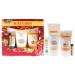Burt s Bees Holiday Gift 4 Face Care Stocking Stuffer Products Skin Care Essentials Set - Deep Cleansing Cream Deep Pore Scrub Hydrating Overnight Mask & Vanilla Bean Lip Balm (Old Version) Old Version Face Essentials Gift Set