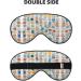 Buy SSIMOO Hand Drawn Teapots & Cups Eye Mask - Soft Breathable Perfect for Travel & Relaxation - International Shipping Available - Buy Online on SooperMarket.com