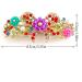 Crystal Flower Hair Barrettes Vintage Butterfly Rhinestone French Spring Clasp Claws Pearl Hair Clips Accessories for Women Girls Teens (Multi-colored) - Buy Online on SooperMarket.com