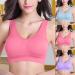 CreoQIJI Women's Corsets & Bustiers - Breathable Wireless Sleep Bra (3 Pack S-6XL) - Comfortable Sports Bra in Pink - Buy Online on SooperMarket.com