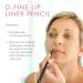 Beauty For Real D-Fine Lip Liner Pencil in Neutral Deep - Long-Wear Universal Shade for Perfect Lip Shape - Creamy Texture, No Sharpener Needed - 0.012 oz - Buy Online on SooperMarket.com